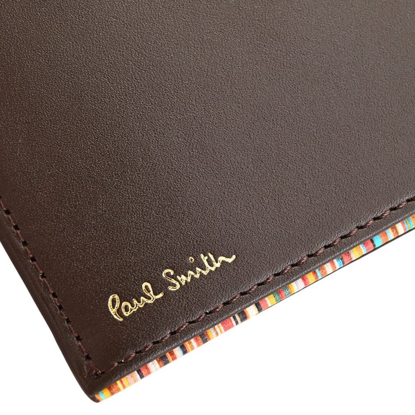 【値下げ】Paul Smith ポールスミス　名刺入れ　カードケース　茶色 ポールスミス idケース idカードホルダー カードケース ネック