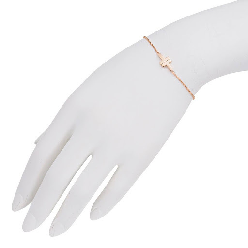 ◇ TIFFANY&Co. / ティファニー Tチェーン ブレスレット Ag925
