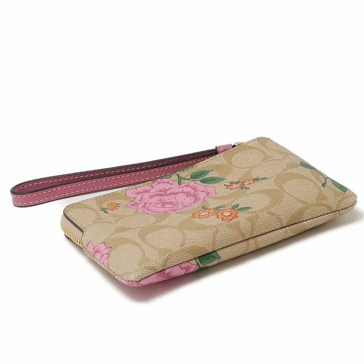COACH コーチ　いちご柄 リストレット　ポーチ　ケース　財布 コーチ COACH 財布 レディース ポーチ ハンドポーチ リストレット