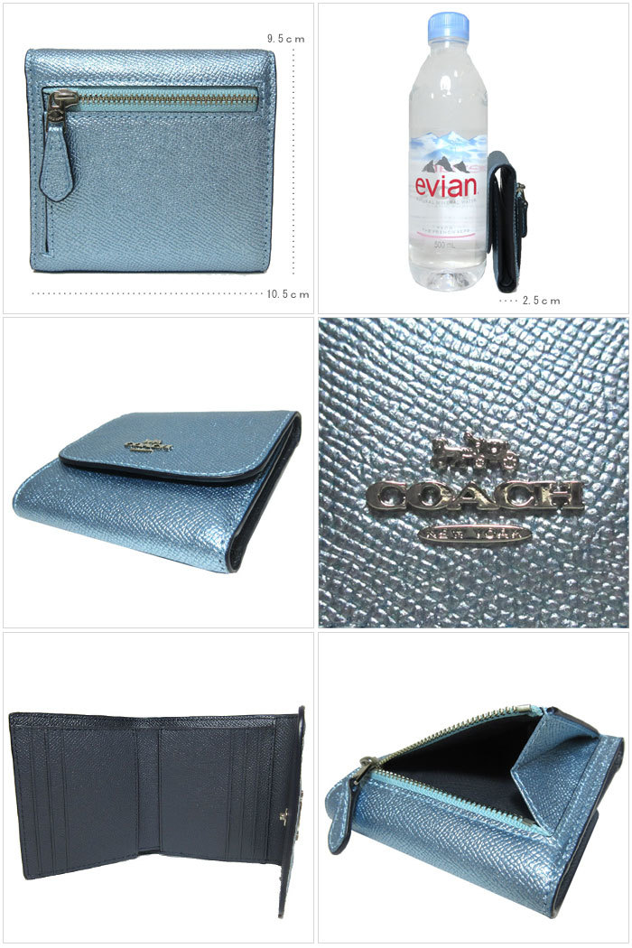 コーチ アウトレット COACH 財布 F21069 メタリック クロスグレーン