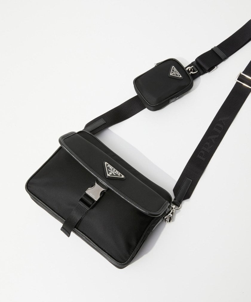 プラダ PRADA 2VH133 2DMH ショルダーバッグ TESSUTO+SAFFI SHORDER