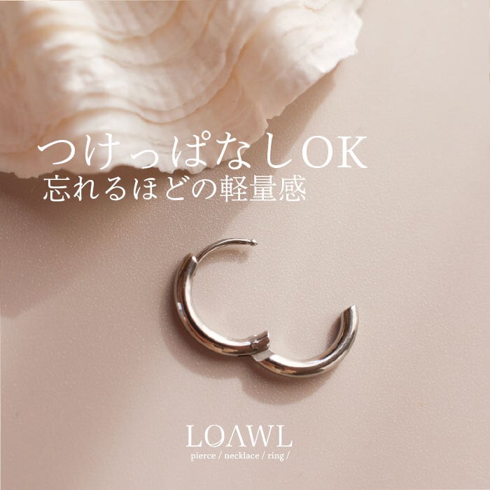 サビない荒れない】人気オールドマニー ピアス 18Kピアス フープピアス