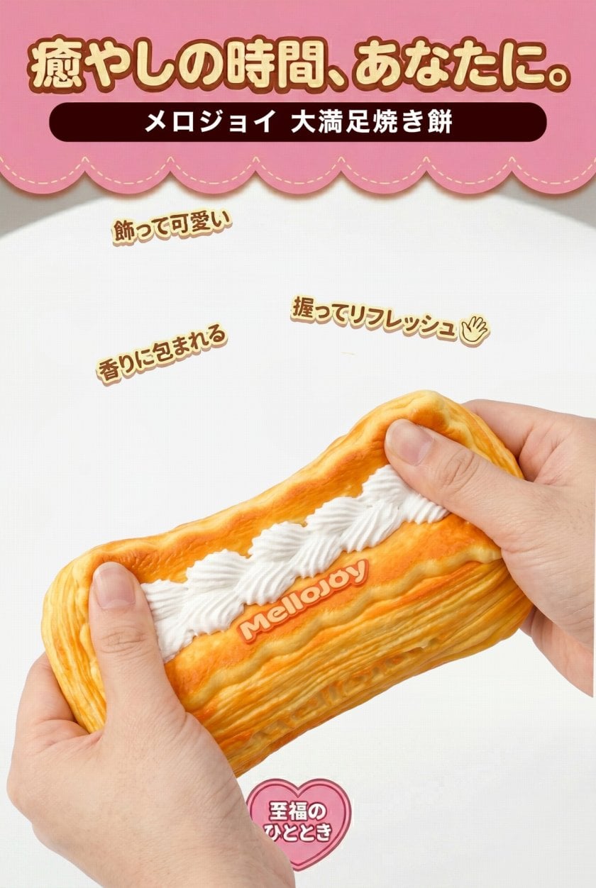 誕生日 プレゼント メロジョイ クラウドミルフィーユ スクイーズ