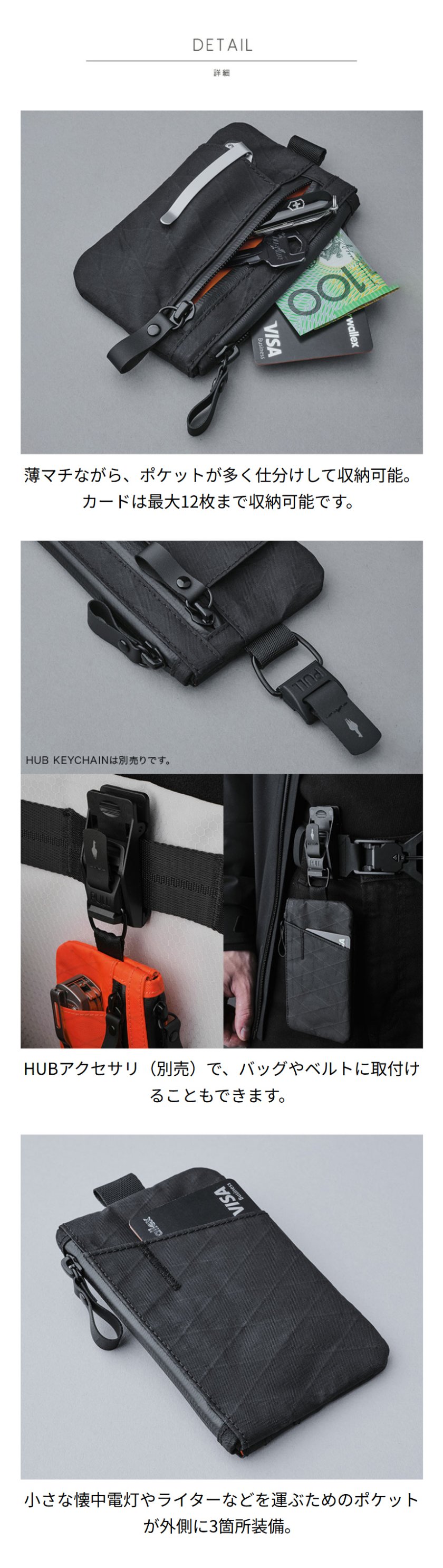 ZIP CARDHOLDER X-Pac ALPAKA アルパカ ポーチ コインケース カード
