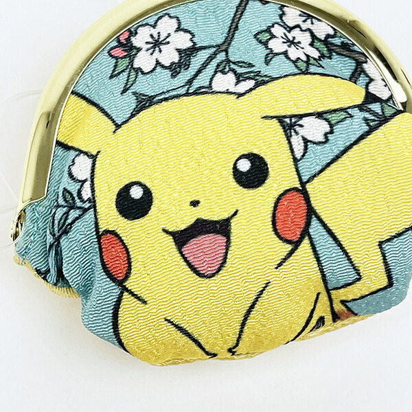 ポケットモンスター ピカチュウ 和柄 がま口コインケース 財布