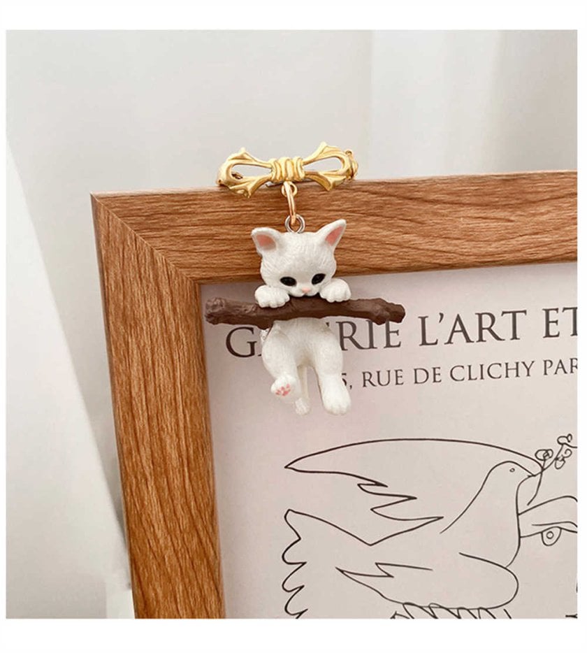 猫 ネコブローチ ねこ動物ブローチバッジ 猫 動物 アクセサリー 小物