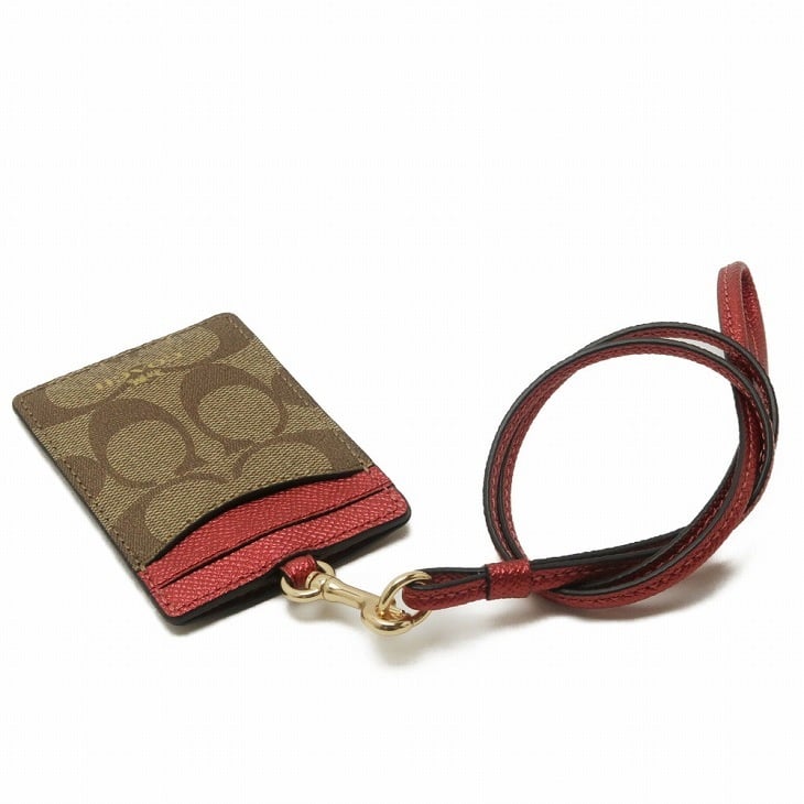 コーチ COACH カードケース ネックストラップ IDケース パスケース 