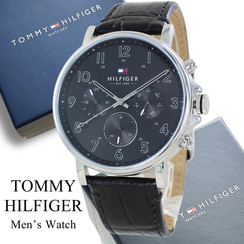 Tommy Hilfiger トミーヒルフィガー 腕時計 手表 メンズ 父の日 日付 