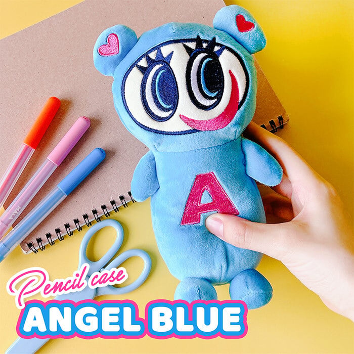 エンジェルブルー ティッシュ　ケース ぬいぐるみ ナカムラくん エンジェルブルー ナカムラくん ぬいぐるみペンポーチ ふわふわ ポーチ