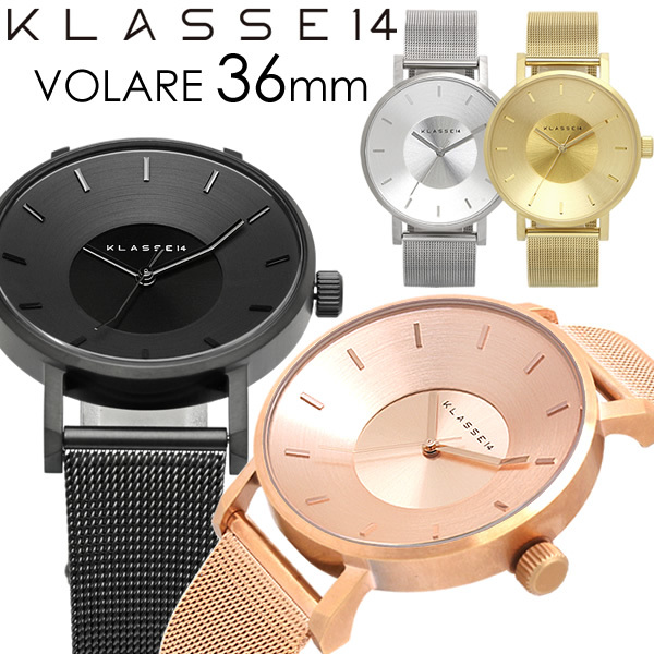 KLASSE14 クラス14 腕時計 レディース 36mm メタルメッシュベルト