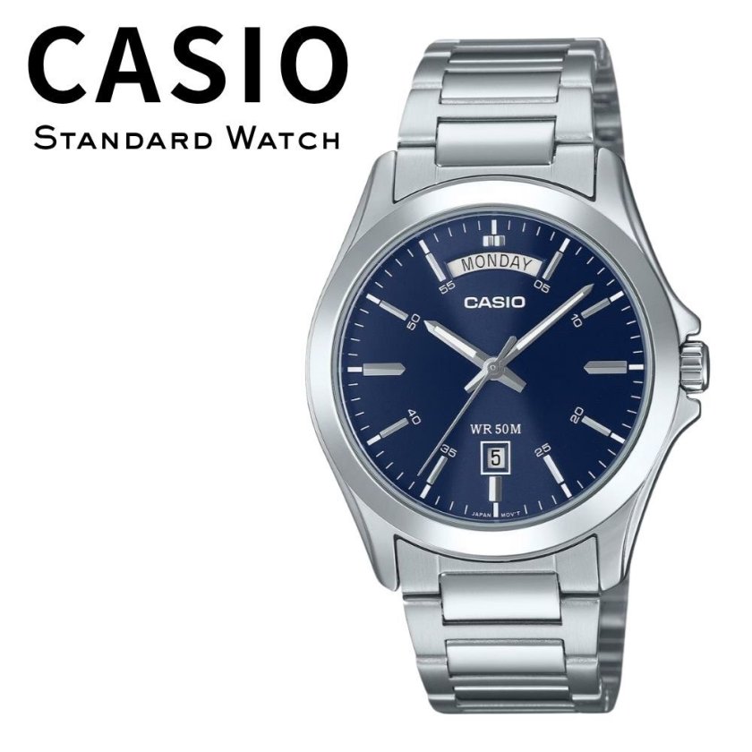 CASIO QUARTZ アナデジ 腕時計 ネイビー MAW-700 箱なし カシオ 腕時計 メンズ ネイビーブルー ダークブルー 青