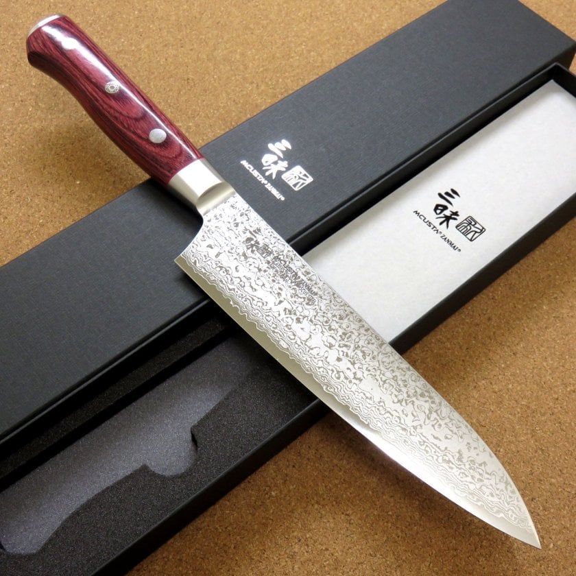 関の刃物】【牛刀 18cm(180mm)】【国産日本製】MCUSTA ZANMAI 三昧