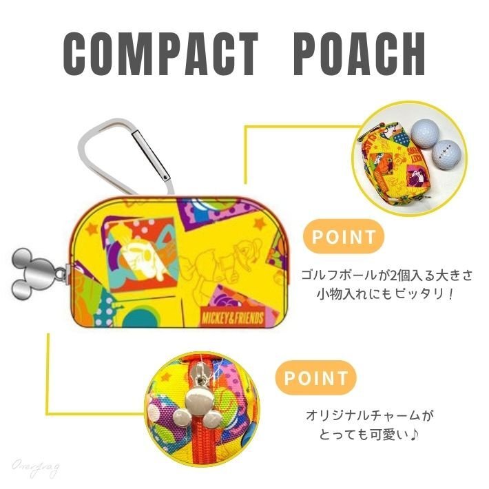 ミッキー マーベル スターウォーズ ゴルフ ボールケース 2個用 ボール