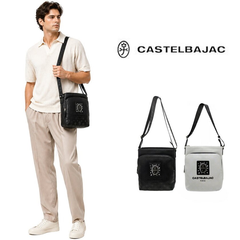 CASTELBAJAC フルール 縦型ショルダーバッグ 斜め掛け 斜め掛けバッグ