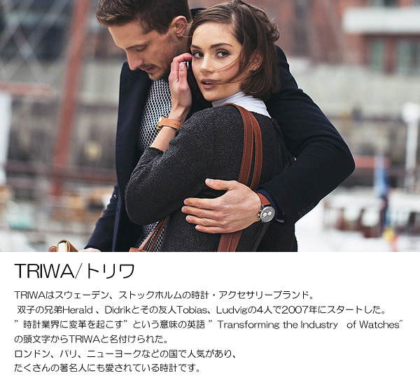 TRIWA/トリワ FALKEN ファルコン 腕時計 38mm メンズ レディース ユニ 