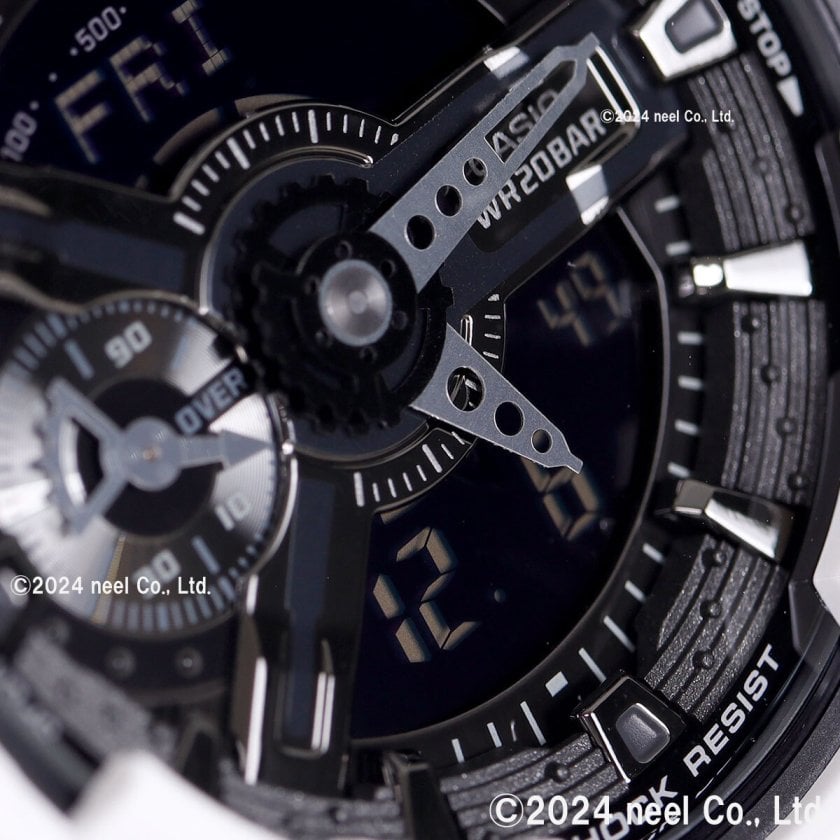 G-SHOCK ホワイト＆ブラック 白 腕時計 メンズ アナデジ GA-110GW-7AJF 