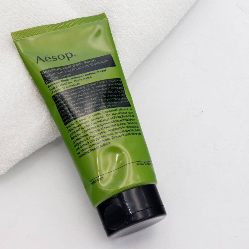Aesop イソップ ゼラニウム ボディスクラブ 180ml Geranium Leaf Body