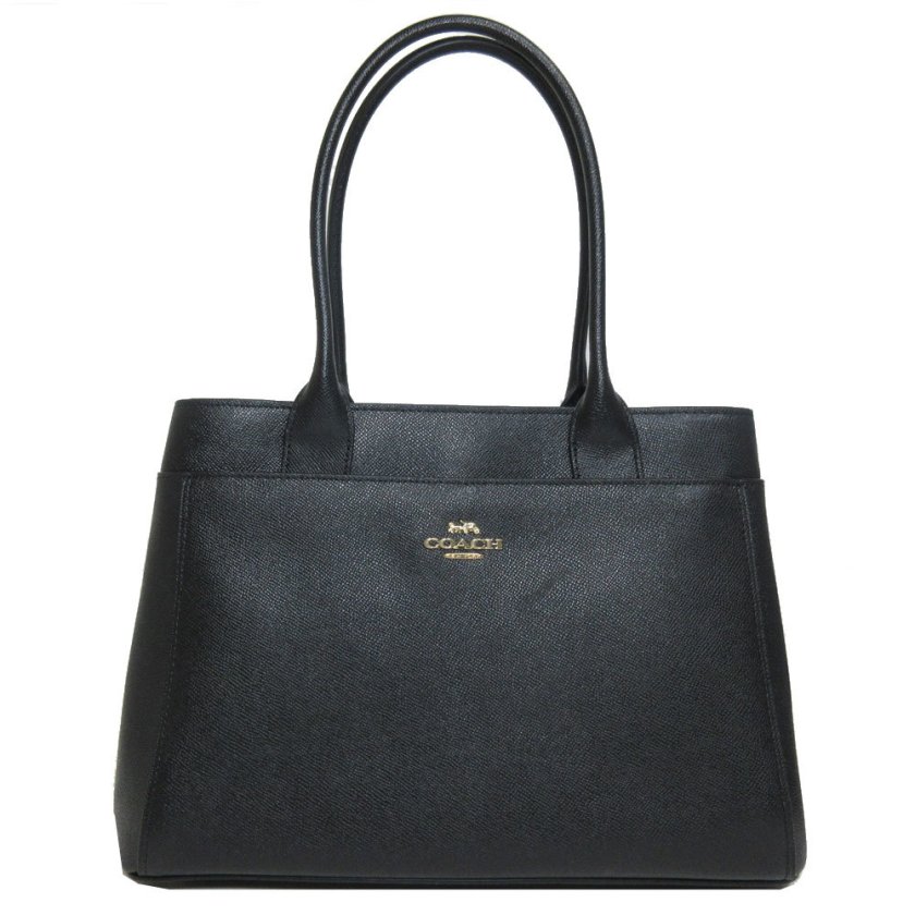 極美品 COACH クロスグレイン レザー ケイシー トートバッグ ブラック 黒 コーチ アウトレット COACH トートバッグ F31474 クロスグレーン