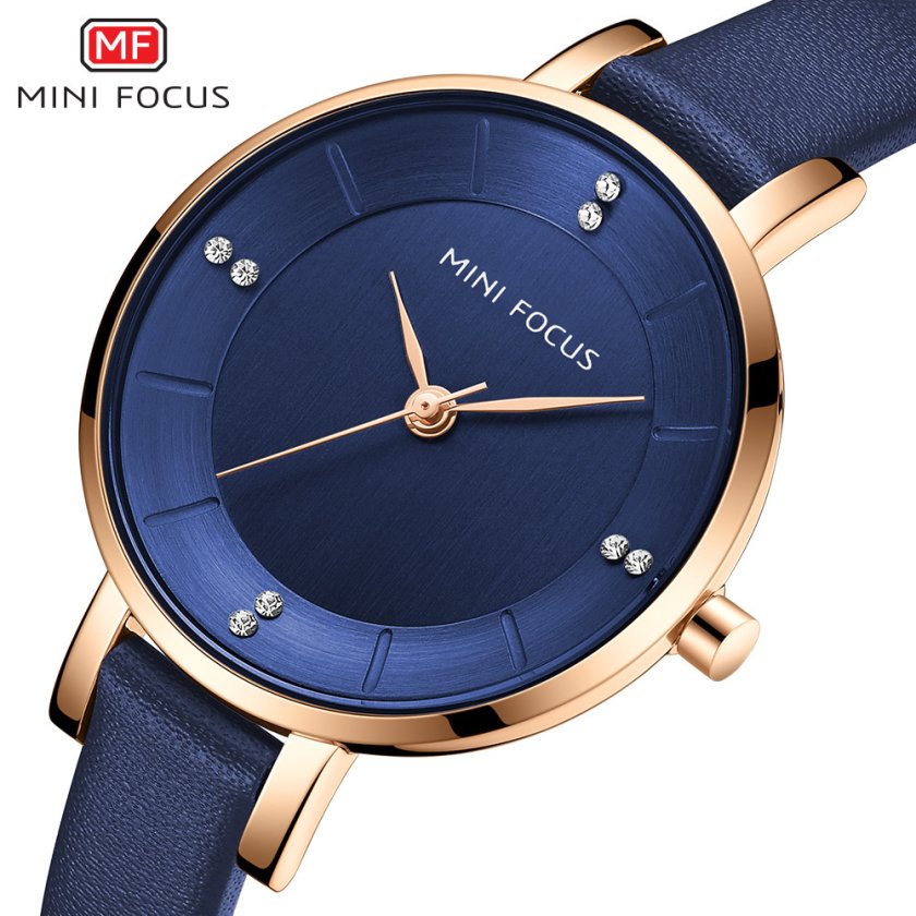 MINIFOCUS ミニフォーカス 日本製ムーブメント レディース腕時計 女性 