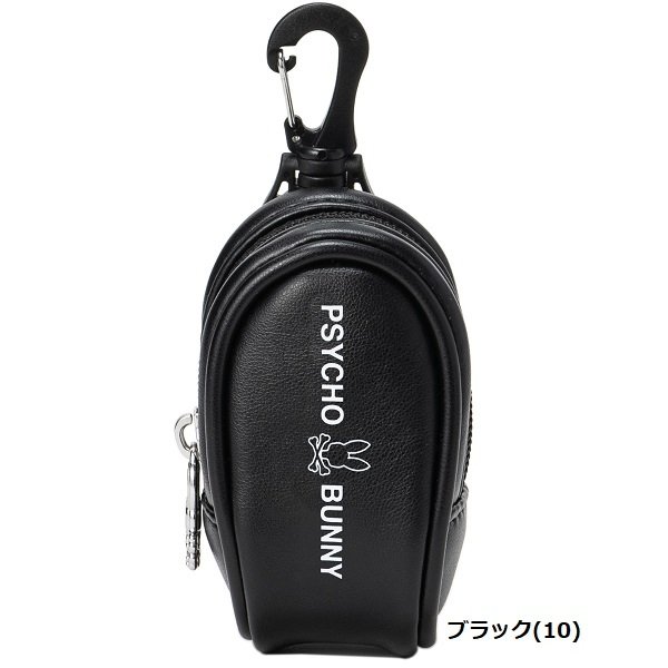 PSYCHOBUNNY ゴルフ ポーチ 新品未使用 サイコバニー ゴルフ ボールポーチ FLAGSHIP Psycho Bunny PBMG5SE1 お