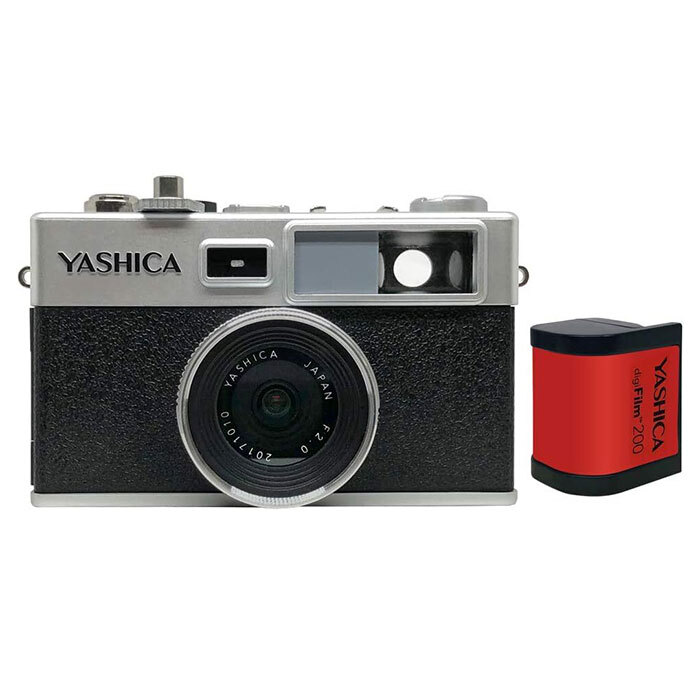 【美品】YASHICA Y35 デジフィルムカメラ（digiFilm 4種付） デジタルカメラ ヤシカ 通販 デジフィルムカメラ YASHICA digiFilm
