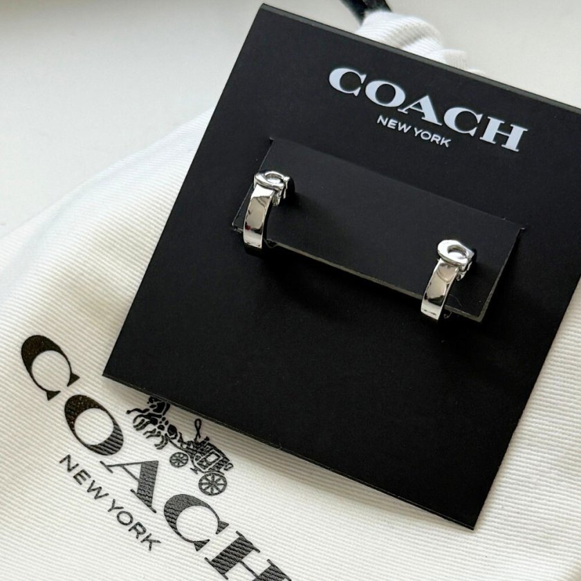 コーチ ピアス レディース シルバー フープピアス COACH ブランド
