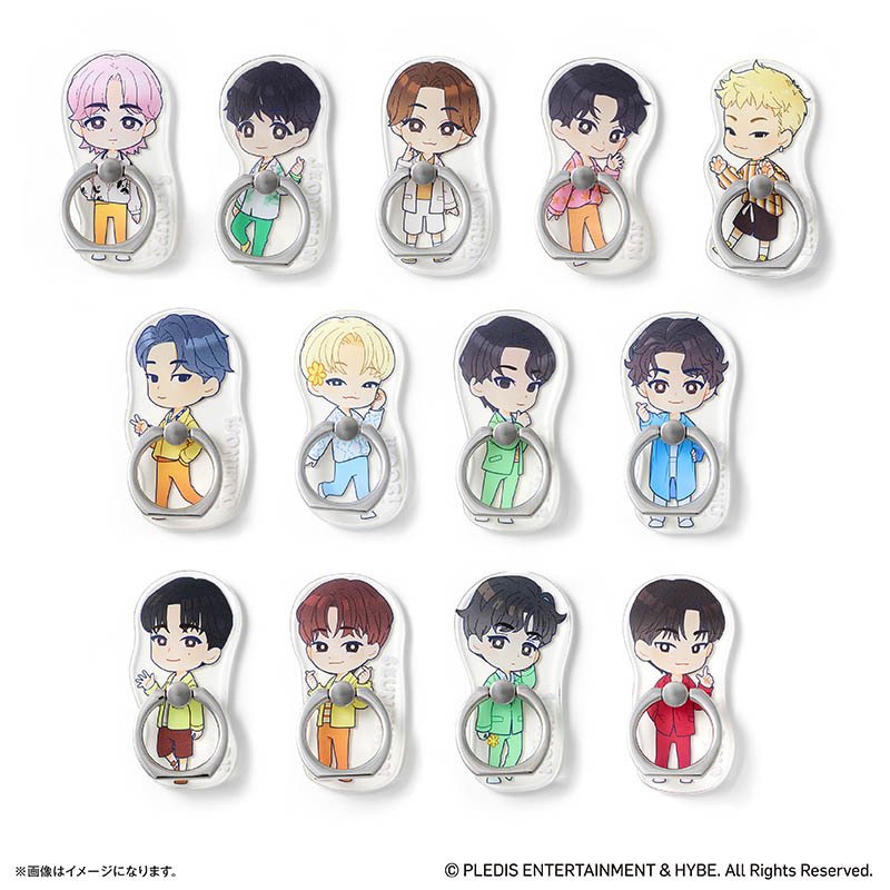 SEVENTEEN グッズ 通販 PetiTEEN スマホリング THE 8 ディエイト