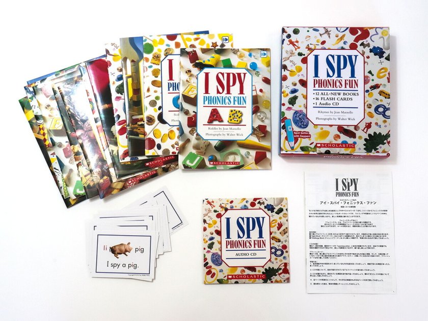 ミッケ！ 英語版オリジナル I SPY Phonics Fun 12冊セット 英語朗読CD