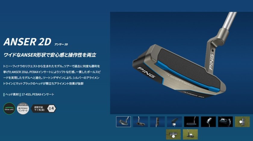 PING ピン スコッツデールアンサー パター ヘッドのみ