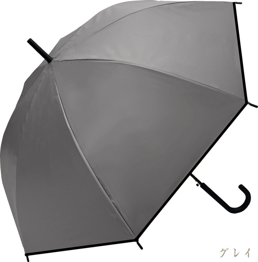 日傘 長傘 ロング UV65cm EVA オールウエザー 345-001 晴雨兼用 UPF50