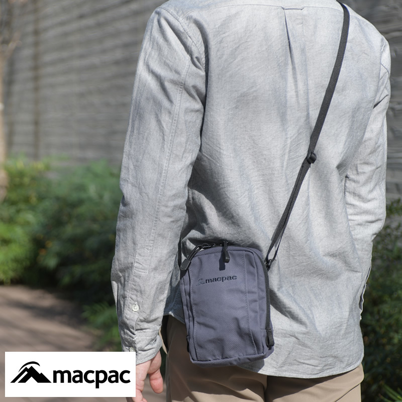 Macpac ミニショルダーバッグ Satchmo 男性用 メンズ ショルダーポーチ ミニ ショルダーバッグ キャンバス 帆布 軽量 手ぶら 鞄 かばん バッグ あす楽対応 Lifeit ライフイット プレゼント ギフトのギフトモール