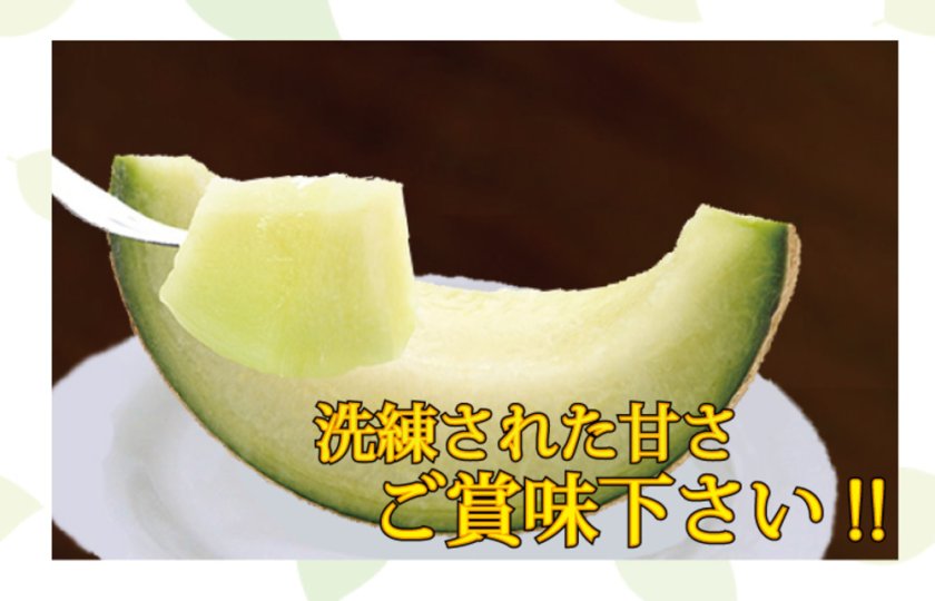 7月下旬より発送開始】つがりあんメロン「アーバンデリシャス」3玉入