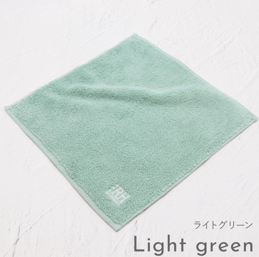 美品 RHC Ron Herman 小花柄 オールインワン グリーン ゆったりS 名入れ刺繍】ロンハーマン ハンカチ 8色 正規品 RHロゴ刺繍 Ron Herman