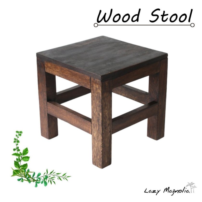 アカシア 四角 スツール ストゥール ウッドスツール woodstool 木製