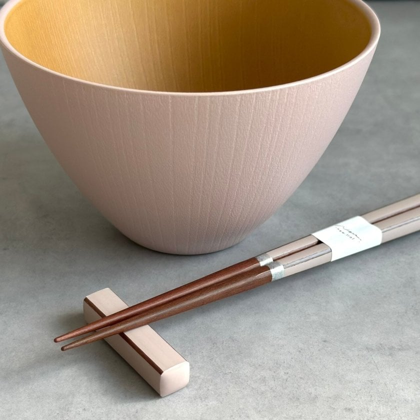 食洗機対応】お椀 汁椀 ペア グレース ペア 2個セット 箸付き ピンク