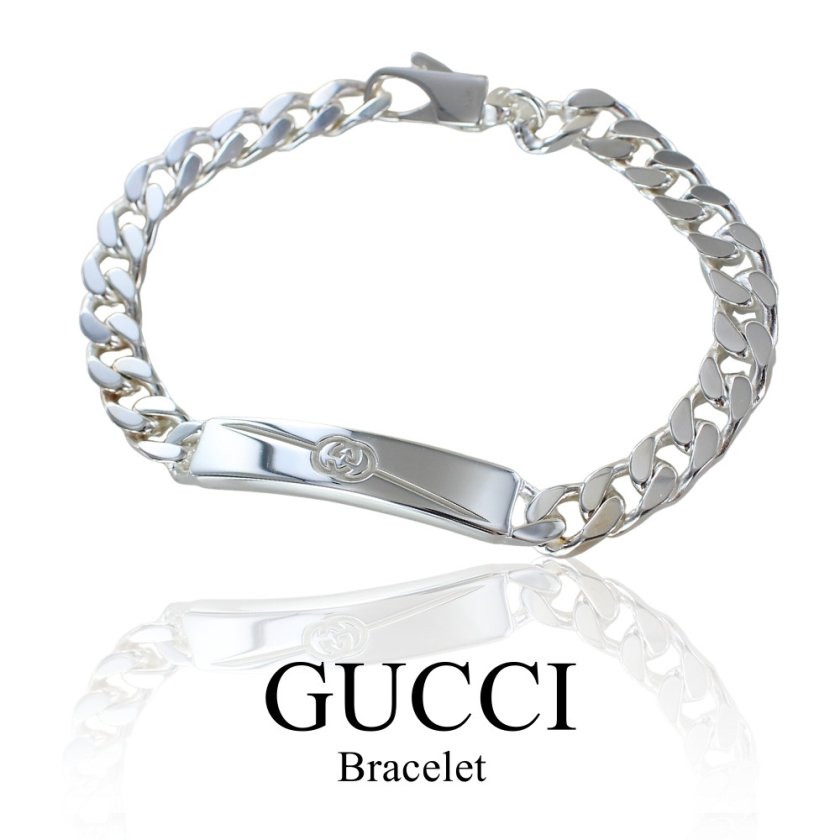 GUCCI グッチ ブレスレット インターロッキングG シルバー 925 