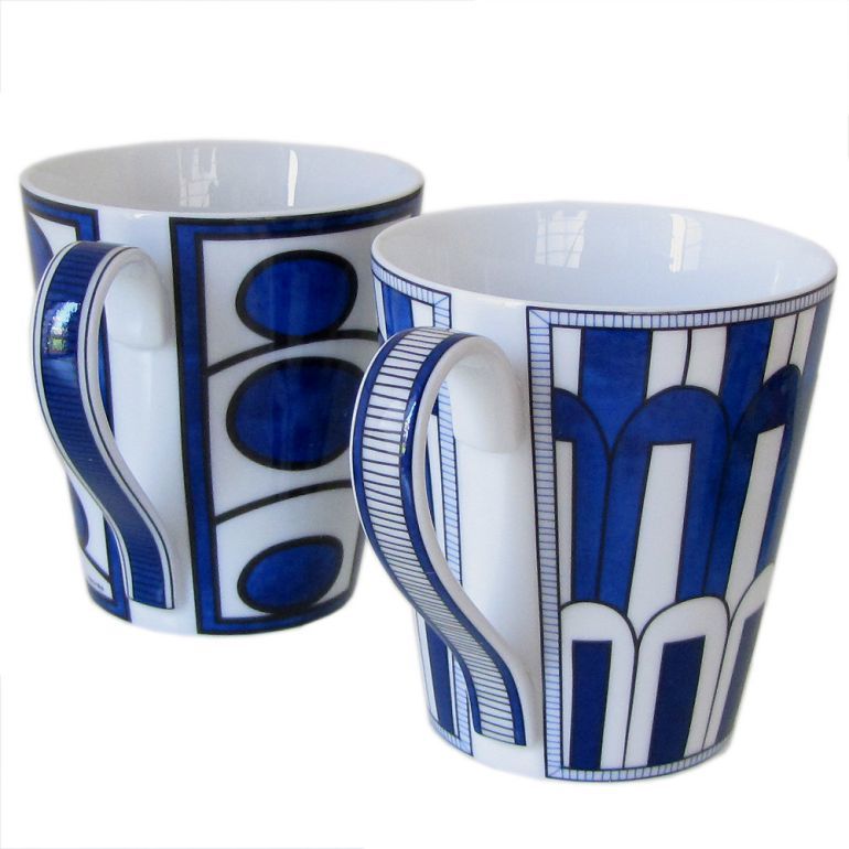 エルメス 食器 HERMES ブルーダイユール ペアマグカップ マグ コップ