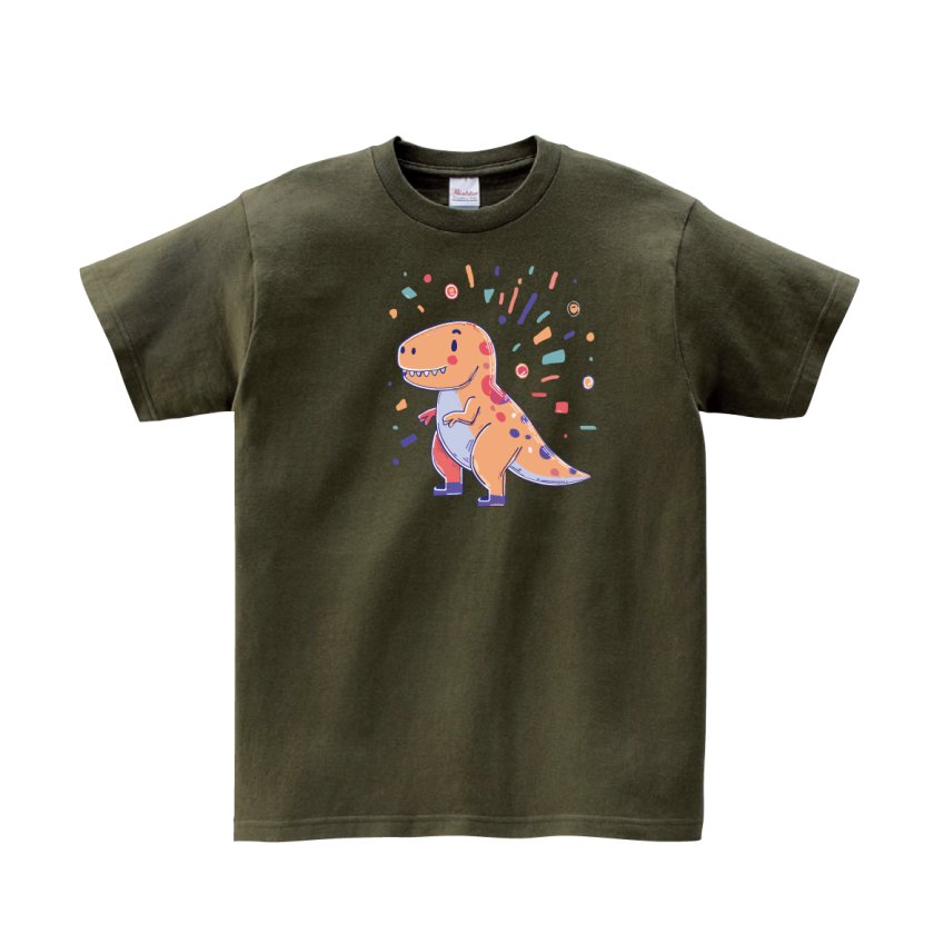 Tシャツ 半袖 】045 ティラノザウルス 恐竜 ダイナソー ティラノ 