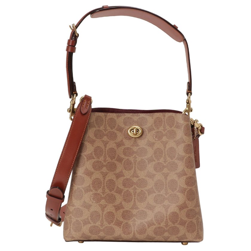 コーチ COACH ウィロウ シグネチャー バッグ キャンバス ハンドバッグ 