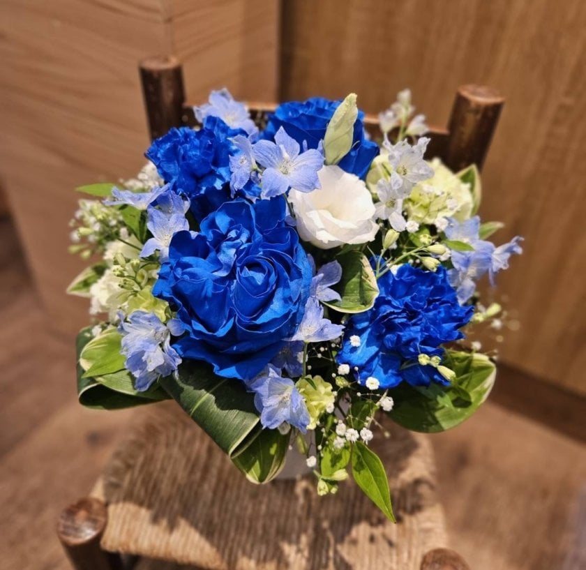 ☆ブルーローズのアレンジメント☆お花 花 生花 花束 フラワー