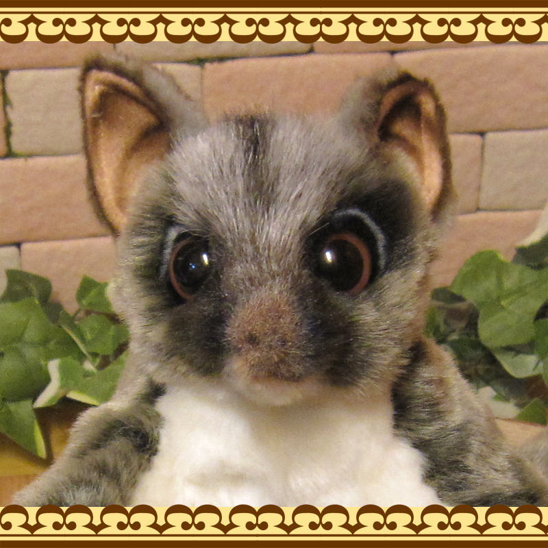 ぬいぐるみ リアル フクロモモンガ スタンドタイプ 動物 アニマル