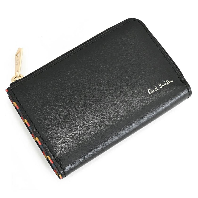 ポールスミス キーケース L字ファスナー 黒(ブラック) Paul Smith