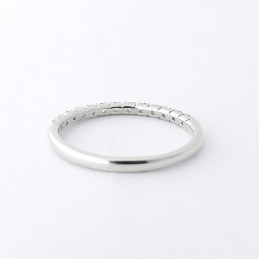 送料無料】Pt950【0.20ct】ダイヤモンド ハーフエタニティ リング