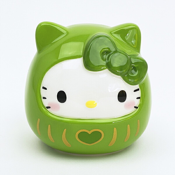 サンリオ ハローキティ 貯金箱 抹茶だるま Sanrio - 【パーフェクト