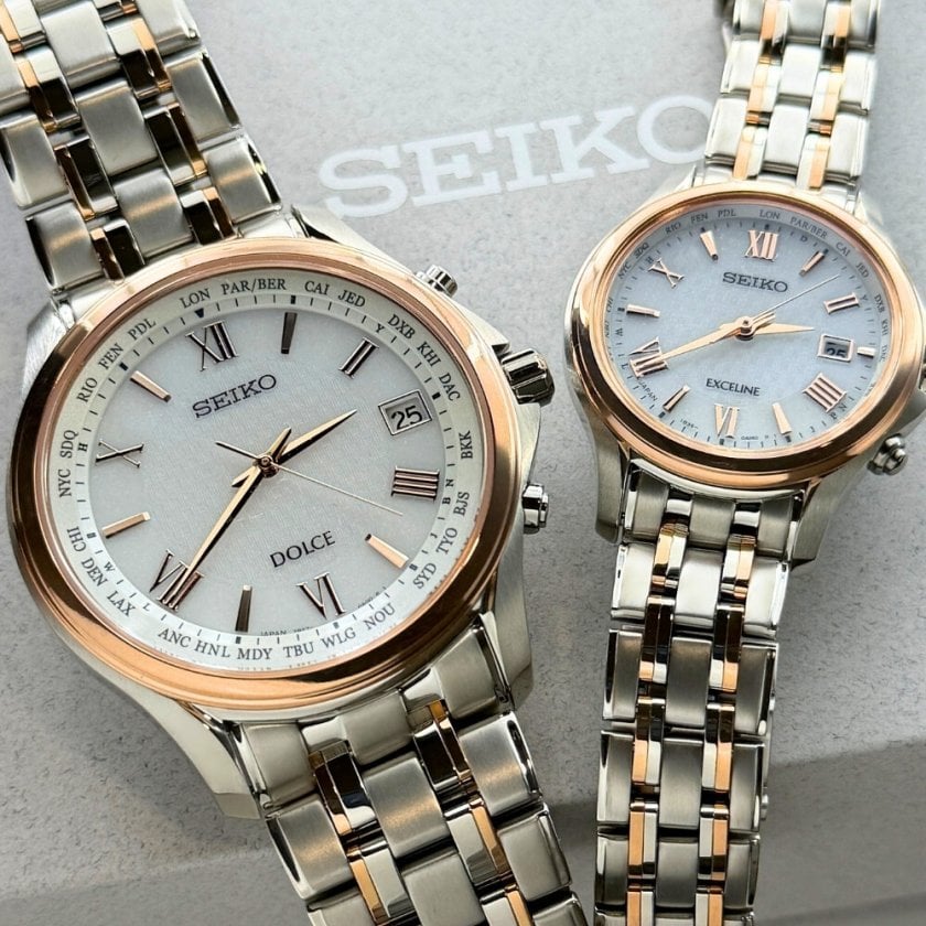 正規品 SEIKO セイコー ペアウォッチ 結婚記念日 電波ソーラー