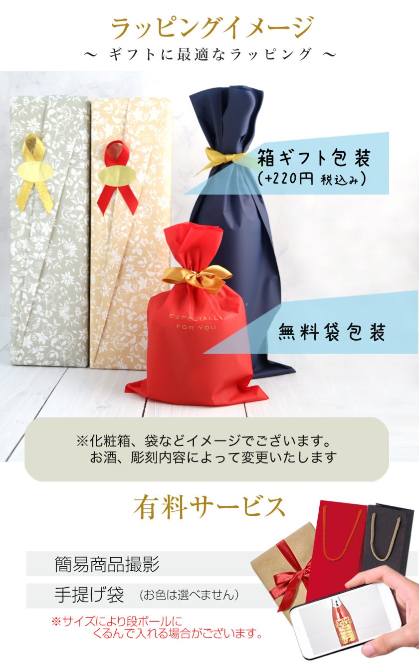 名入れ彫刻の日本酒 久保田 純米大吟醸 720ml - 【名入れ酒 ギフト 