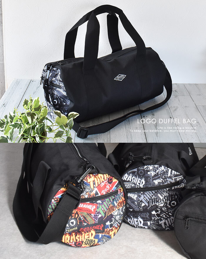 ダッフルバッグ メンズ レディース THRASHER スラッシャー DUFFLE BAG