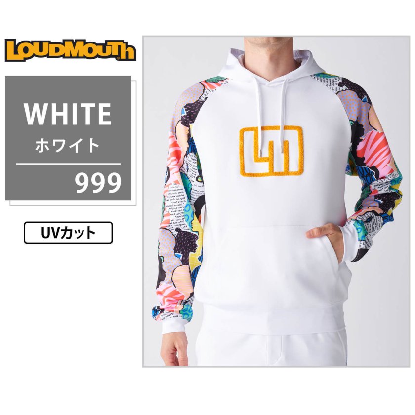 新品ラウドマウスゴルフLoudmouthメンズ長袖パーカーフーディUVカット ラウドマウス ゴルフ メンズ パーカー 長袖 フーディ プルオーバー UV