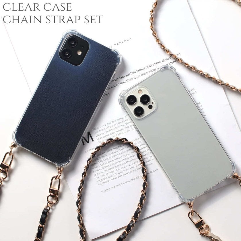 iphone13 ケース ショルダーストラップ クリア iphone13mini