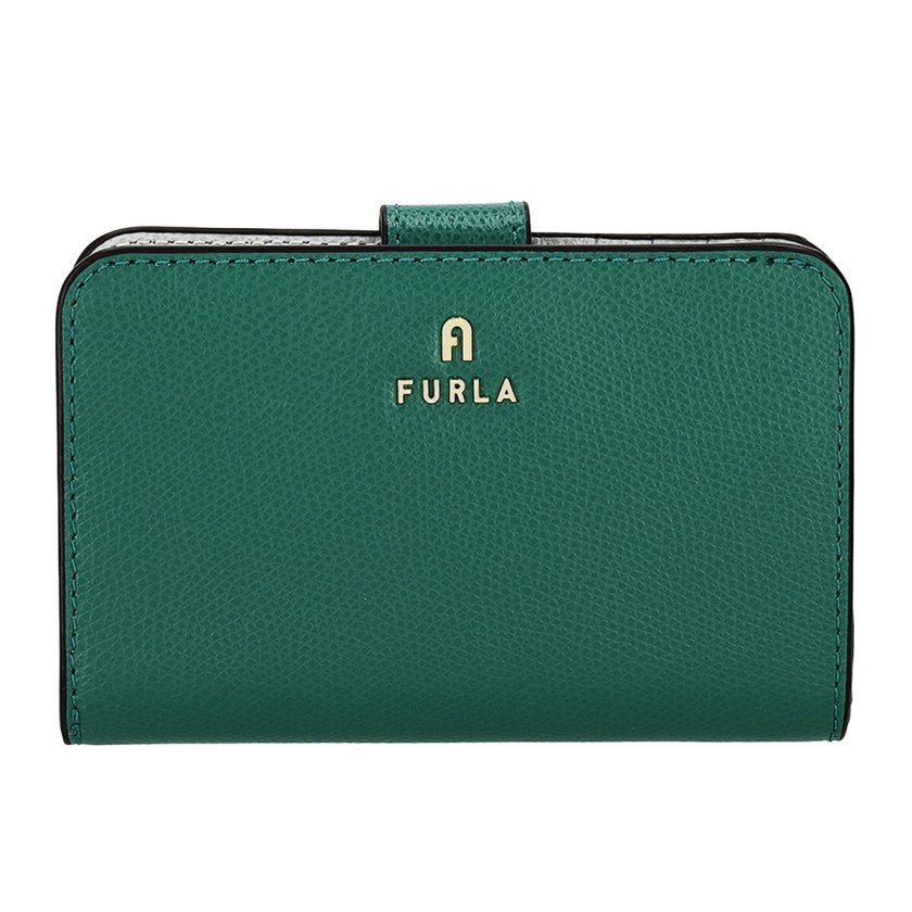FURLA 二つ折り財布 ダークグリーン フルラ FURLA 財布 二つ折り財布 折りたたみ財布 小銭入れ付き WP00314